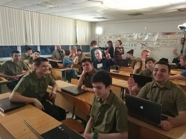 Съемки специального выпуска программы \"Москва 24\"